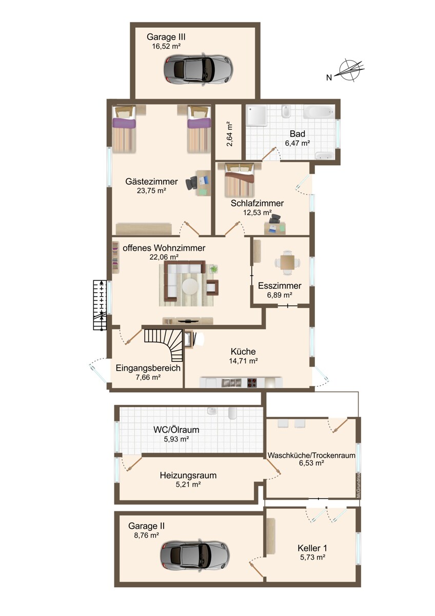 Altbau EG Doppelhaush�lfte Ulrichstein / Bobenhausen
